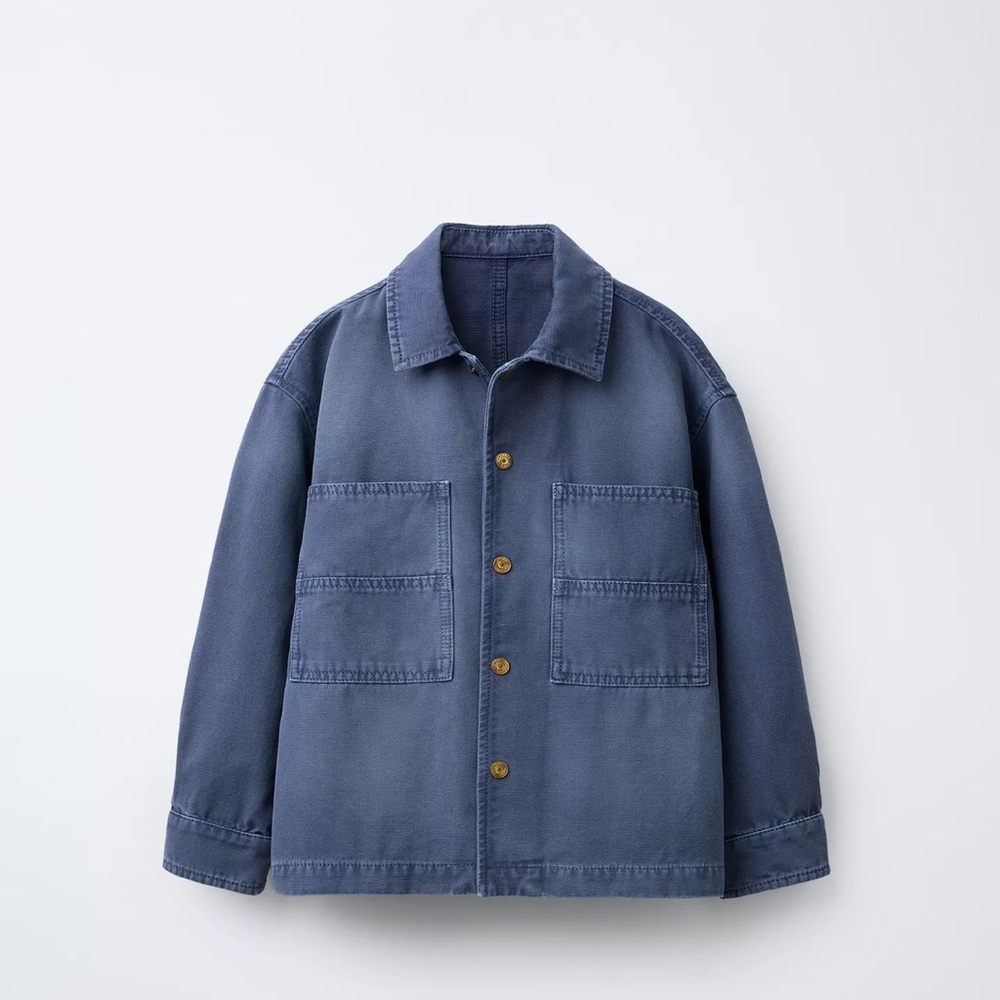 Zara boys chore jacket set 5t shirt and pants